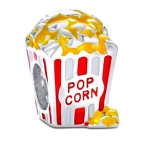 NWOT Popcorn Silver Pandora fit Charm